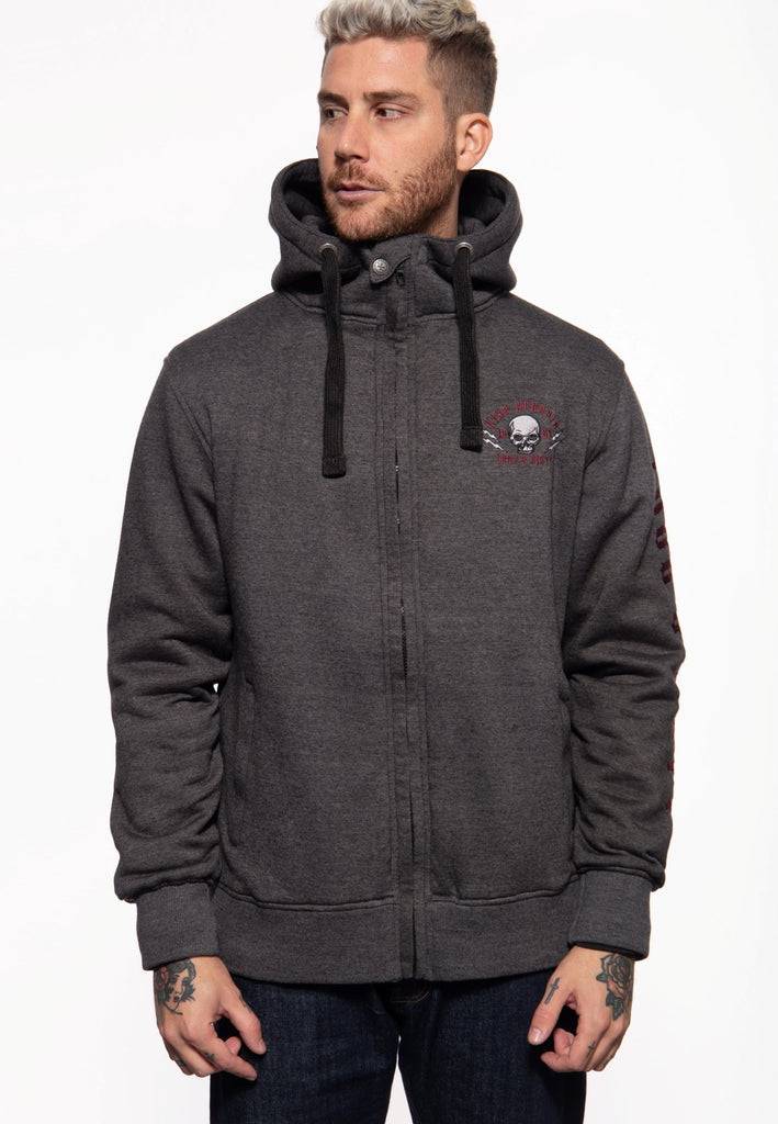 Queen Kerosin Sweatjacke mit Kapuze «Loud and Dirty» Sonderangebote