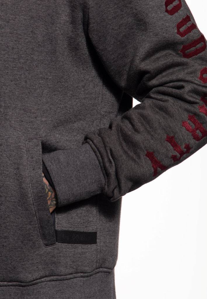Queen Kerosin Sweatjacke mit Kapuze «Loud and Dirty» Sonderangebote