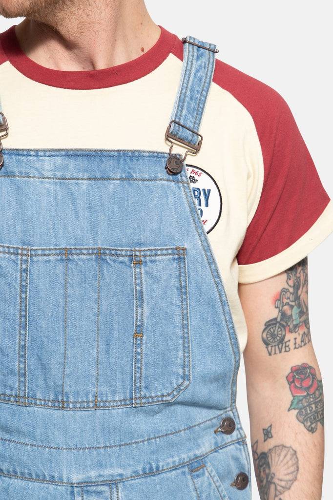 Queen Kerosin Latzhose im Workwear-Style Tiefpreis