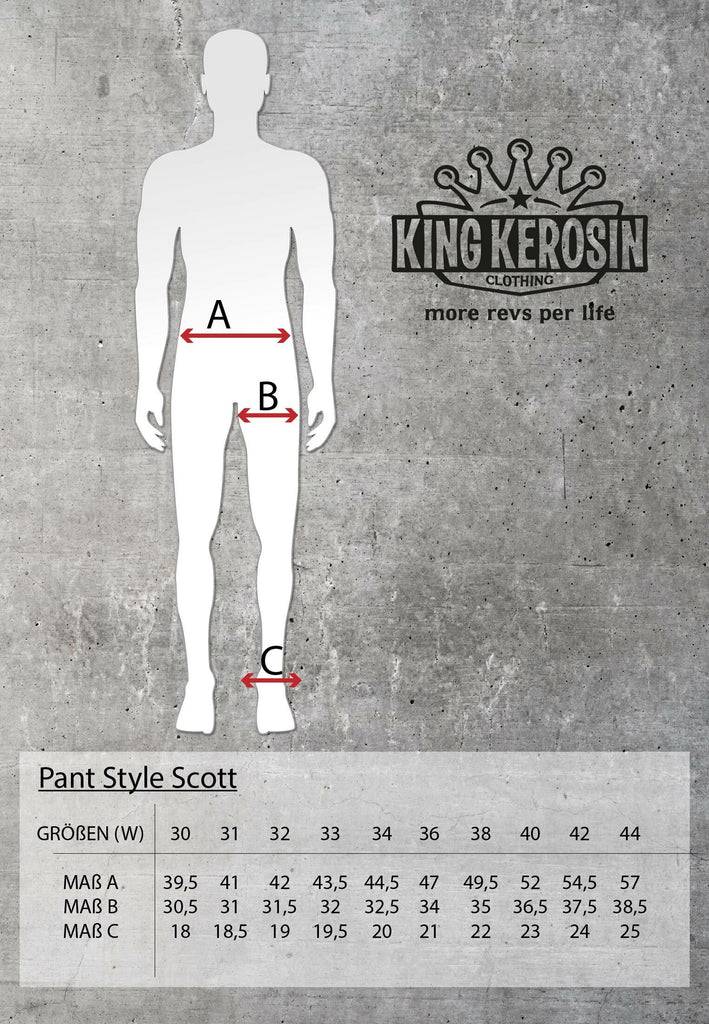 Queen Kerosin 5-Pocket Jeans Tint Wash «Scott» Wochenangebot