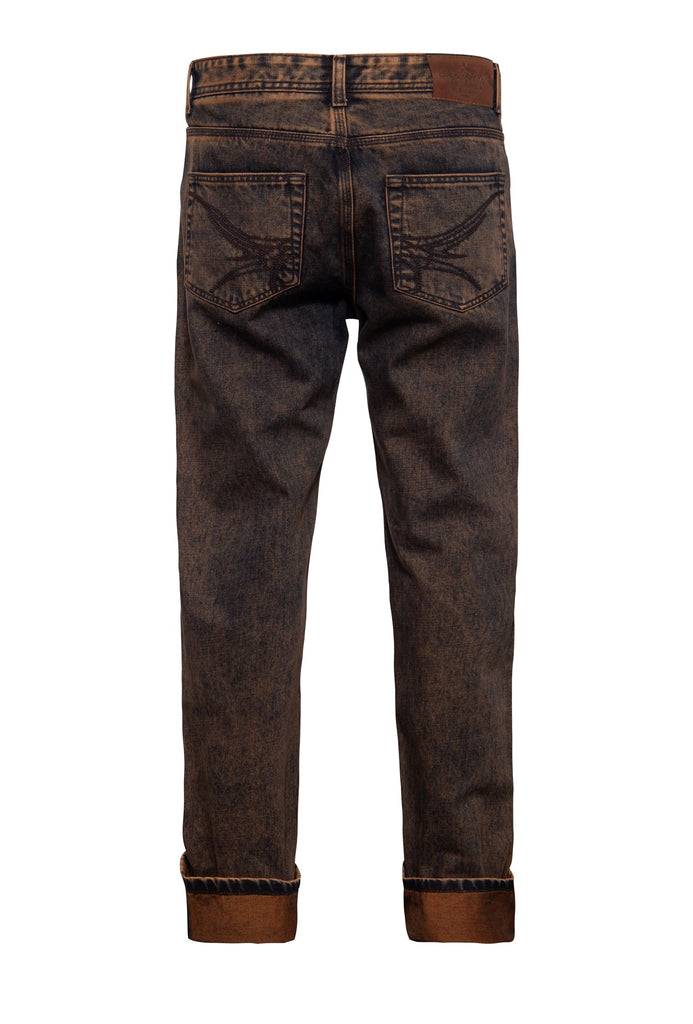 Queen Kerosin Denim 5-Pocket Jeans Dirt Washed «Scott» Kostenlose Rückgabe