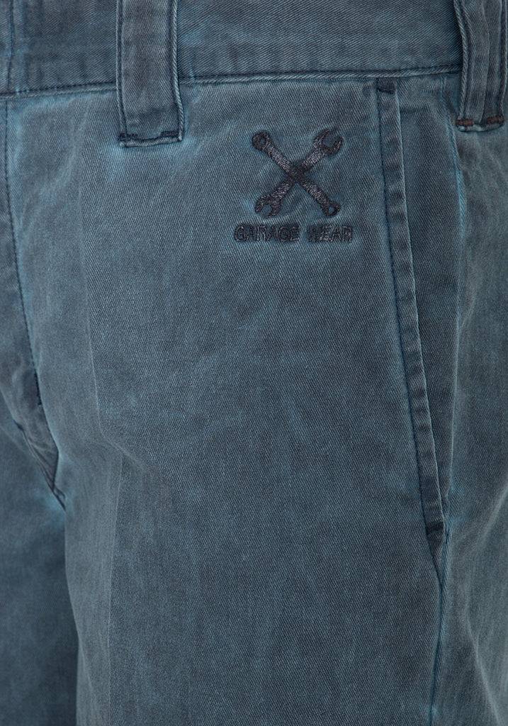 Queen Kerosin Workwear Shorts in Oil-Washed Optik «Garage Wear» Letzte 3 Tage