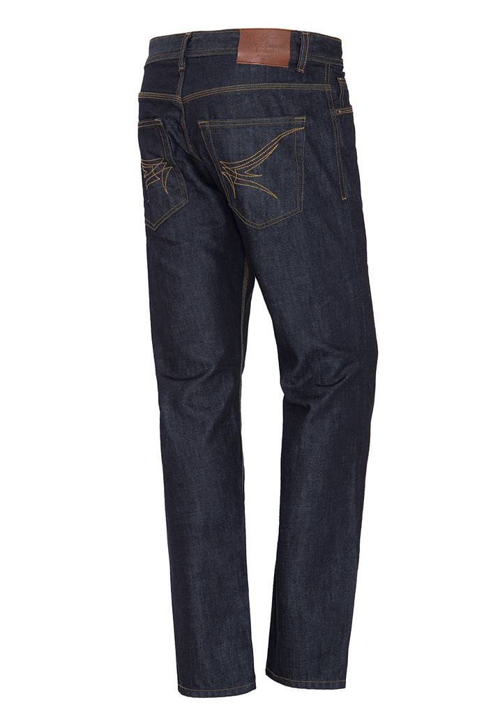 Queen Kerosin Regular Fit Jeans in dark blue mit Logo-Patch «Robin» JETZT KAUFEN