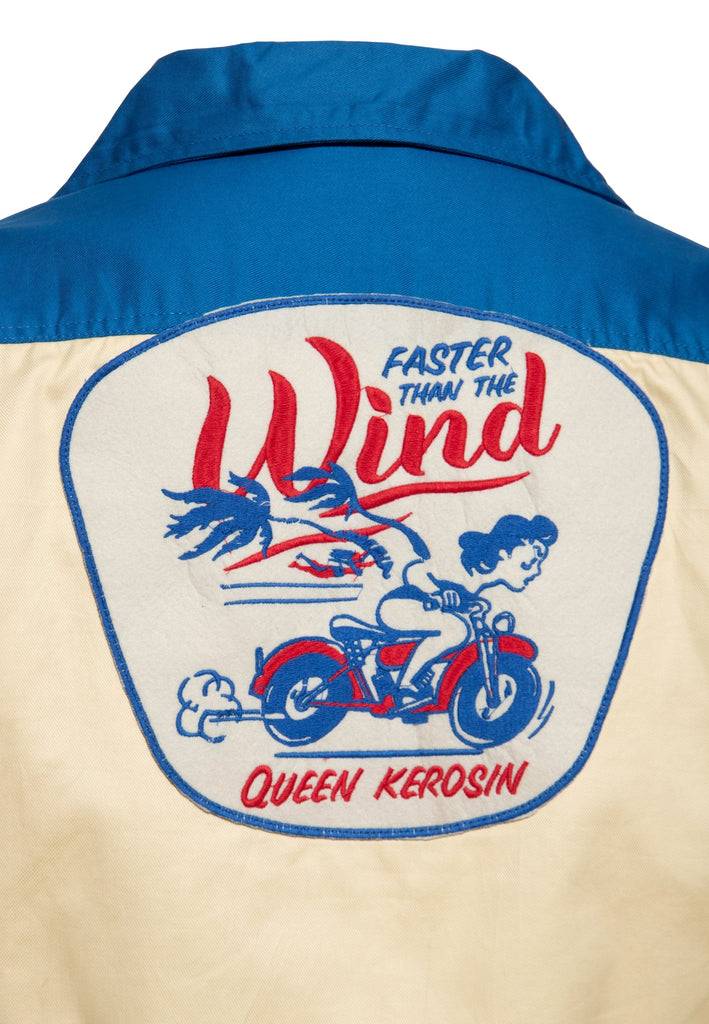 Queen Kerosin Workwear Jacke «Faster Then The Wind» Bis zu 55% Rabatt