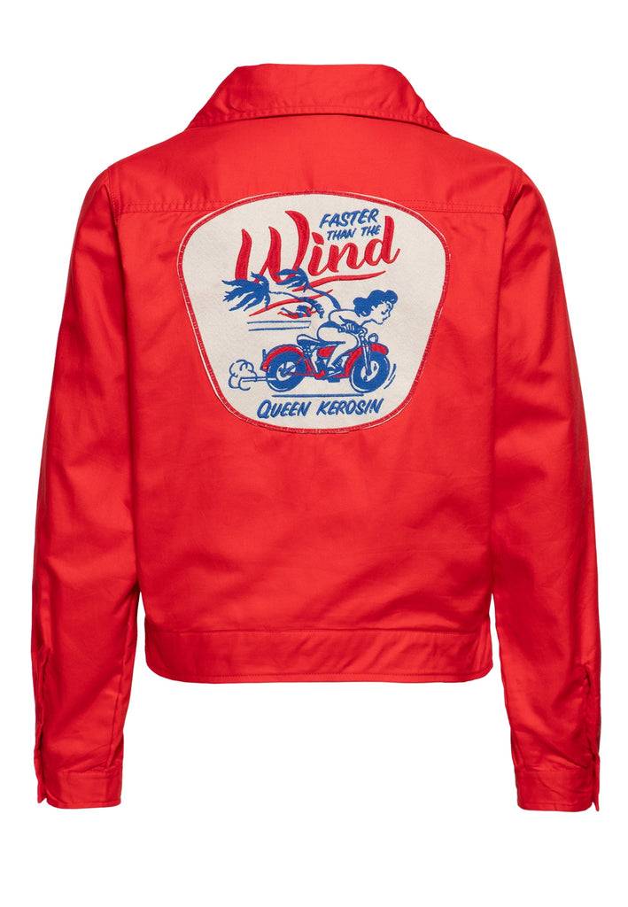 Queen Kerosin Workwear Jacke «Faster Then The Wind» Discount Store für neue Produkte