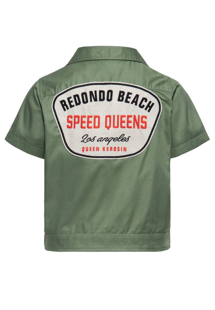 Queen Kerosin Workwear Hemdbluse «Redondo Beach Speed Queens» Riesige Rabatte