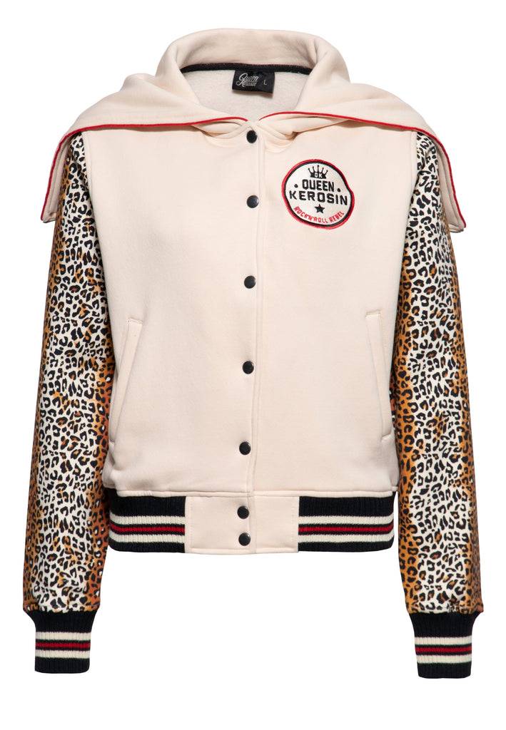 Queen Kerosin College Jacke «Rock'n'Roll Rebel Queen» Black Friday Preise