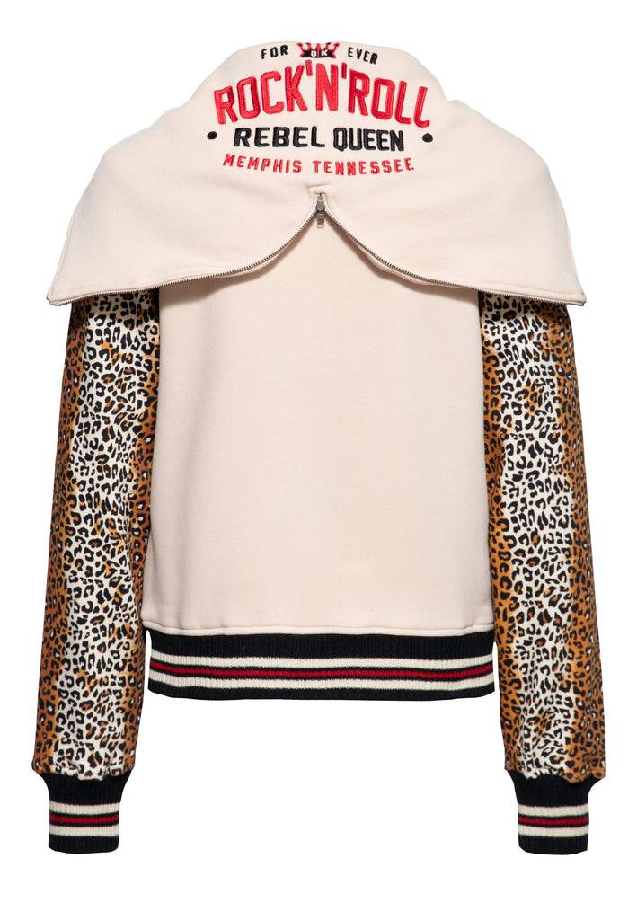 Queen Kerosin College Jacke «Rock'n'Roll Rebel Queen» Black Friday Preise