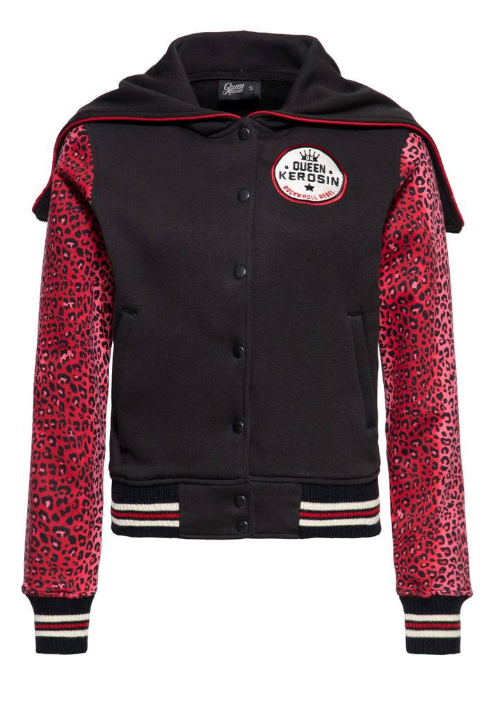 Queen Kerosin College Jacke «Rock'n'Roll Rebel Queen» Black Friday Preise