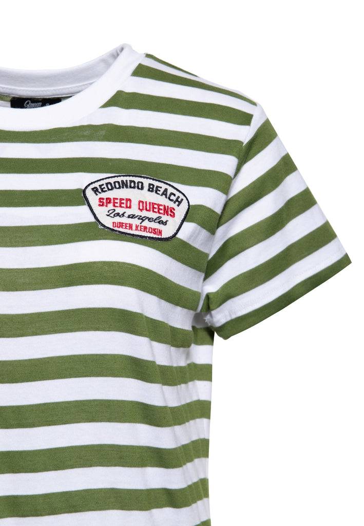 Queen Kerosin T-Shirt «Redondo Beach - Speed Queens» Rabatte dieses Monats