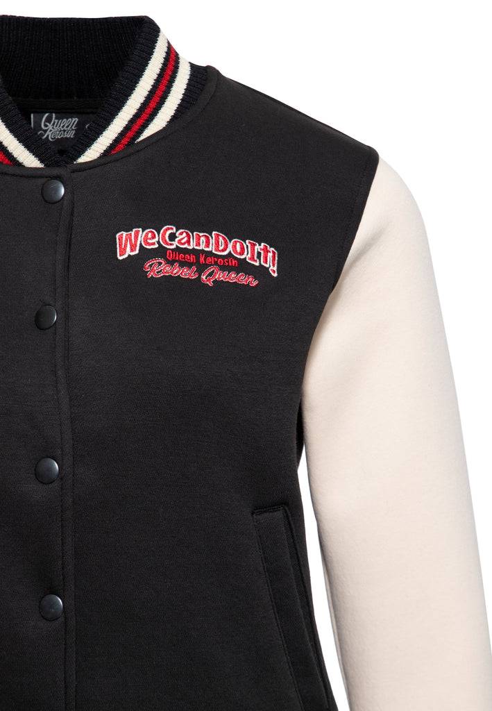 Queen Kerosin College Jacke «We Can Do It!» Fabrik Onlineshop