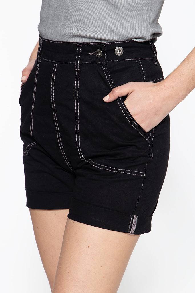 Queen Kerosin Damenshorts mit verstecktem Verschluss Rabatt