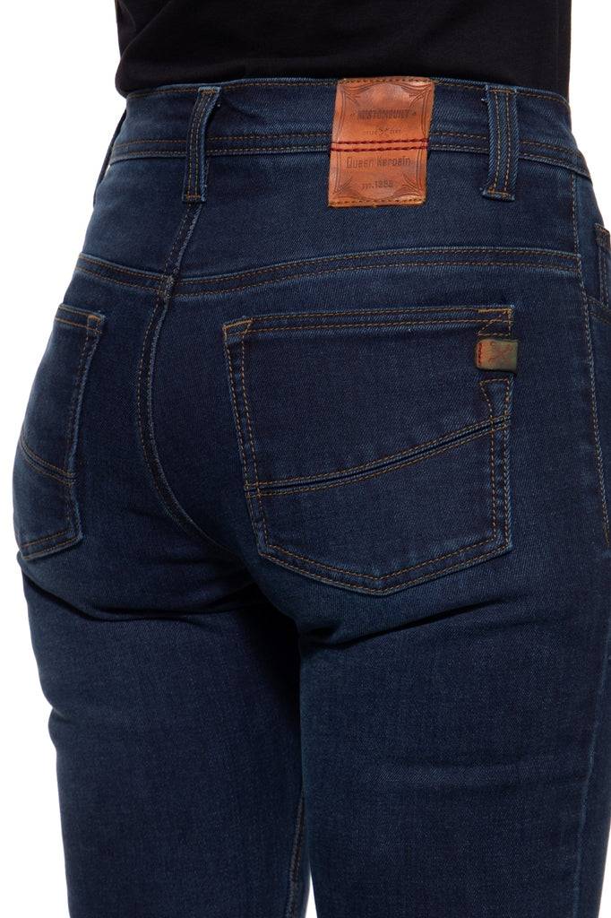 Queen Kerosin Motorradjeans «Kustombuilt» Begrenztes Angebot