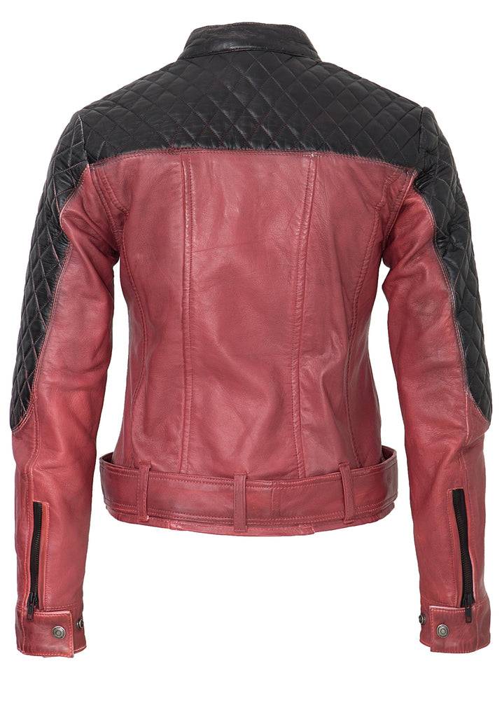 Queen Kerosin Lederjacke im Racing Look Preisnachlass