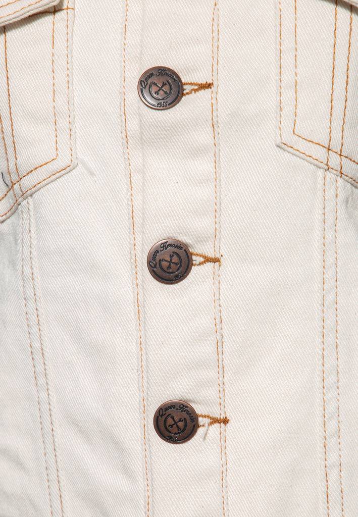 Queen Kerosin Jeans Weste «Speedway Queen» Lagerräumung
