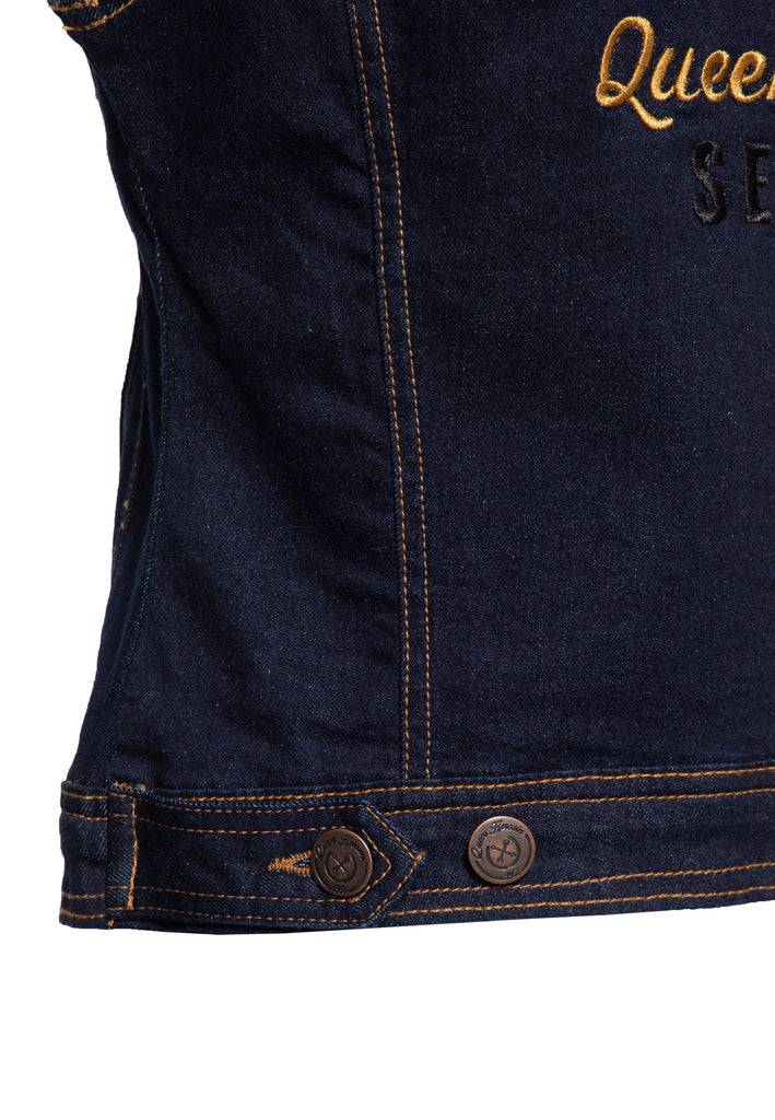 Queen Kerosin Jeans Weste «Speedway» Heißer Verkauf
