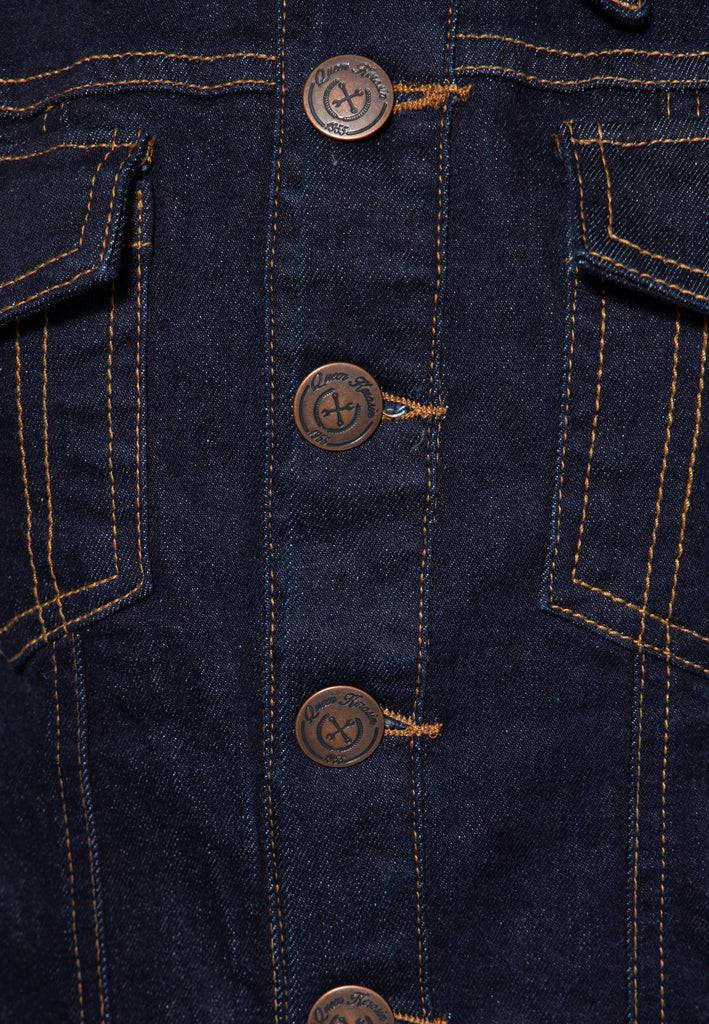 Queen Kerosin Jeans Weste «Speedway» Heißer Verkauf