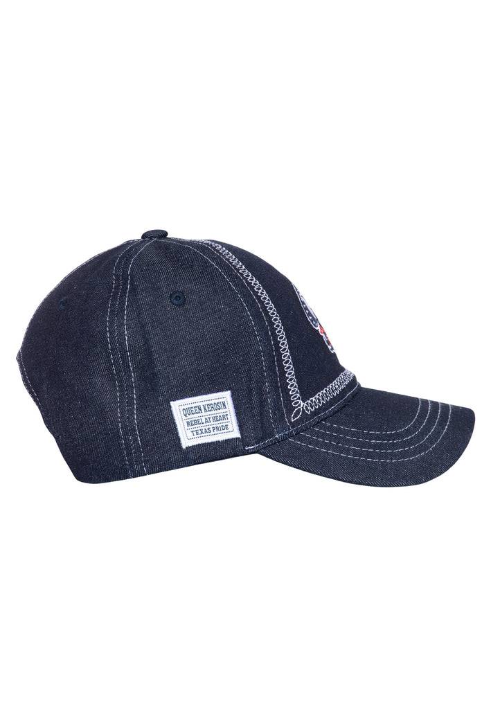 Queen Kerosin Baseball Cap «Rebel At Heart Texas Pride» Top Angebot