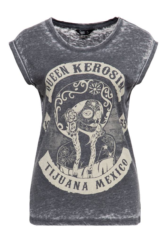 Queen Kerosin T-Shirt «Tijuana Mexico» Zeitlich begrenztes Angebot