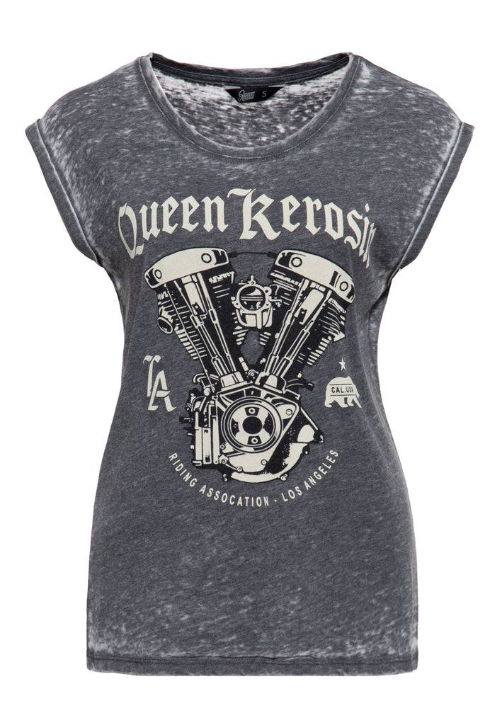 Queen Kerosin T-Shirt «Riding Association» Blitzangebot