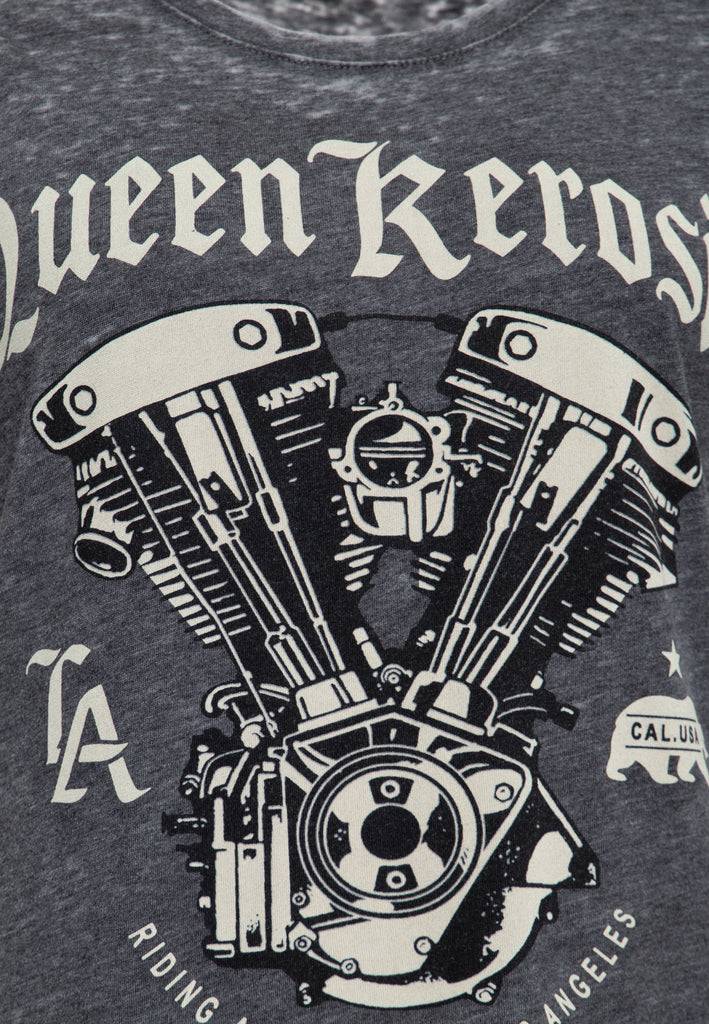 Queen Kerosin T-Shirt «Riding Association» Blitzangebot