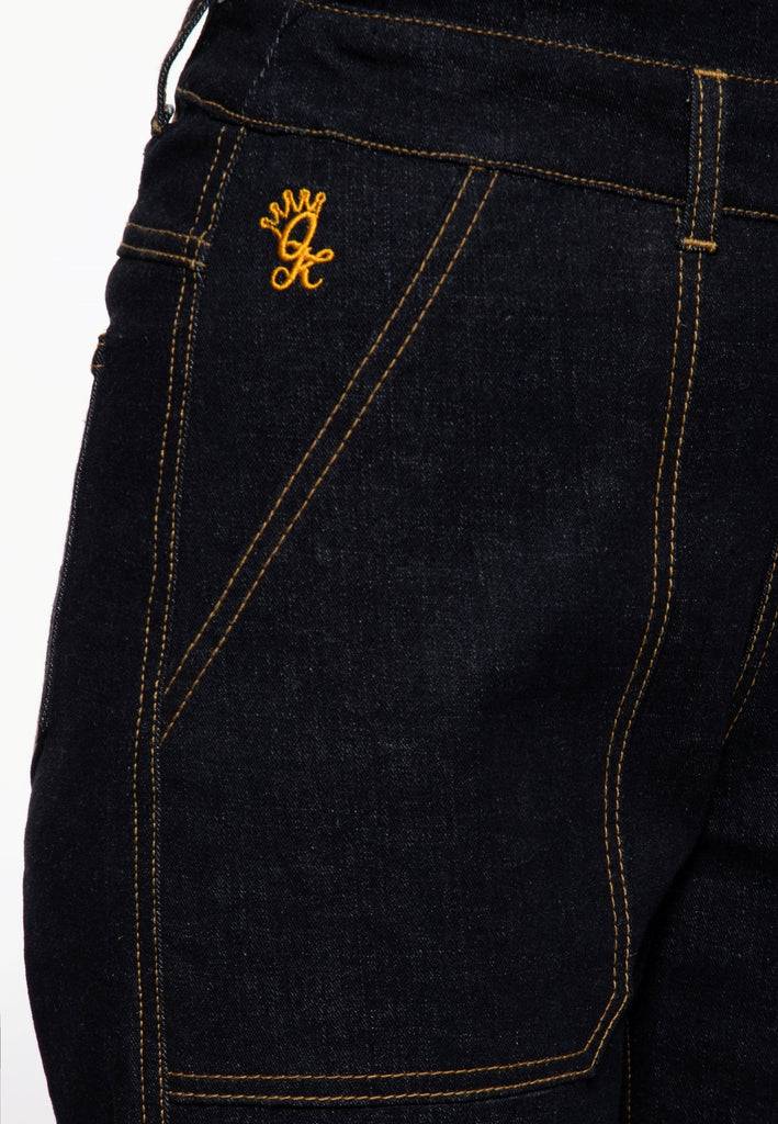 Queen Kerosin Denim Latzhose Saisonale Angebote