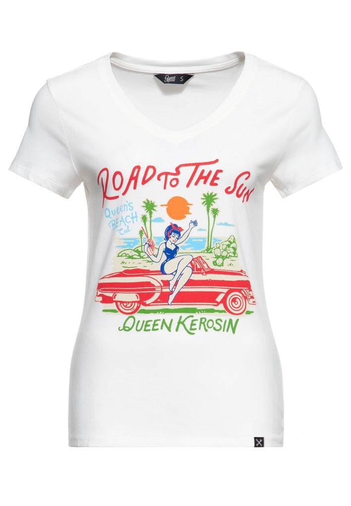 Queen Kerosin T-Shirt «Road To The Sun» Räumungsverkauf