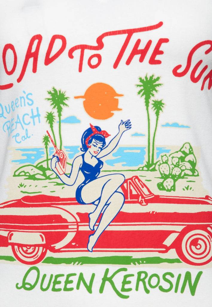 Queen Kerosin T-Shirt «Road To The Sun» Räumungsverkauf