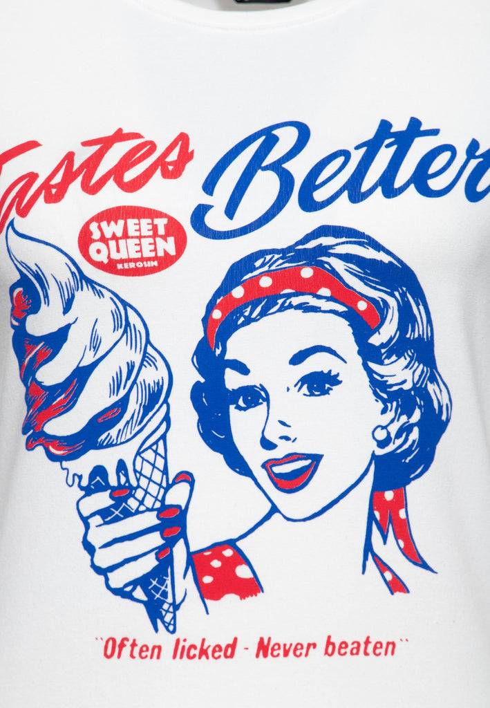 Queen Kerosin T-Shirt «Tastes Better» VIP-Rabatte