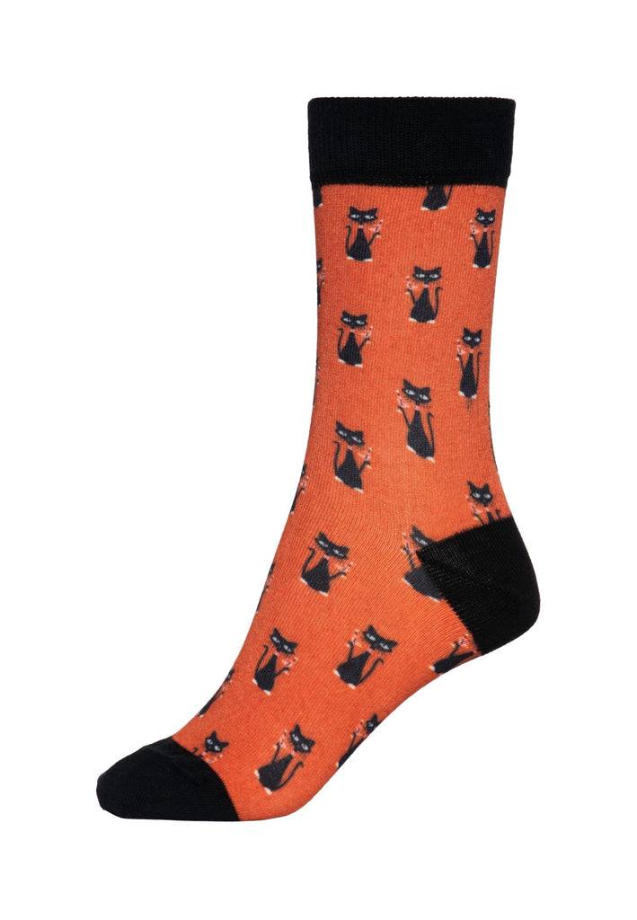 Queen Kerosin Socken «Cat» Bis zu 60% Rabatt