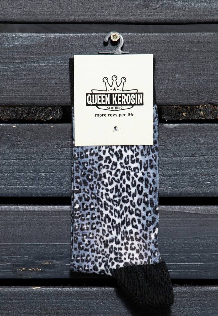 Queen Kerosin Socken «Snow Leopard» Sonderangebot der Fabrik