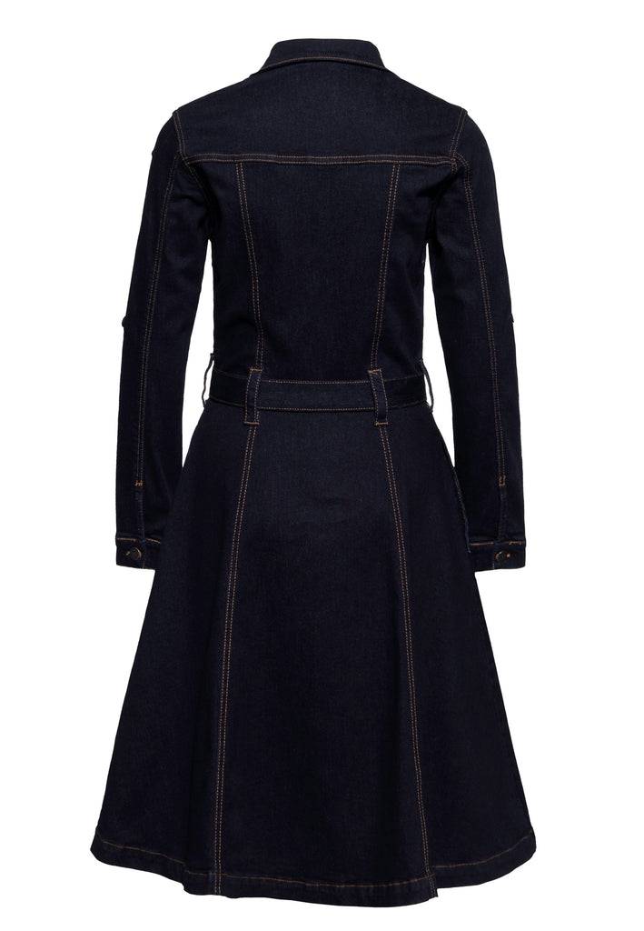 Queen Kerosin Workwear Swing Kleid Nur noch ein Tag übrig