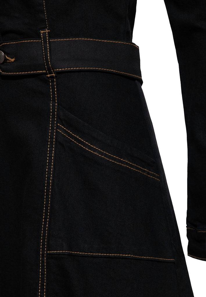 Queen Kerosin Denim Swing Kleid Riesige Rabatte