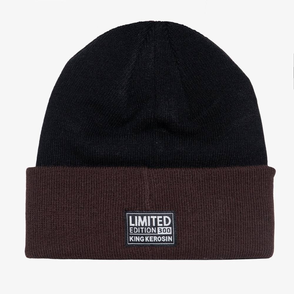 Queen Kerosin Strickmütze «California Motor State» Black Friday Preise