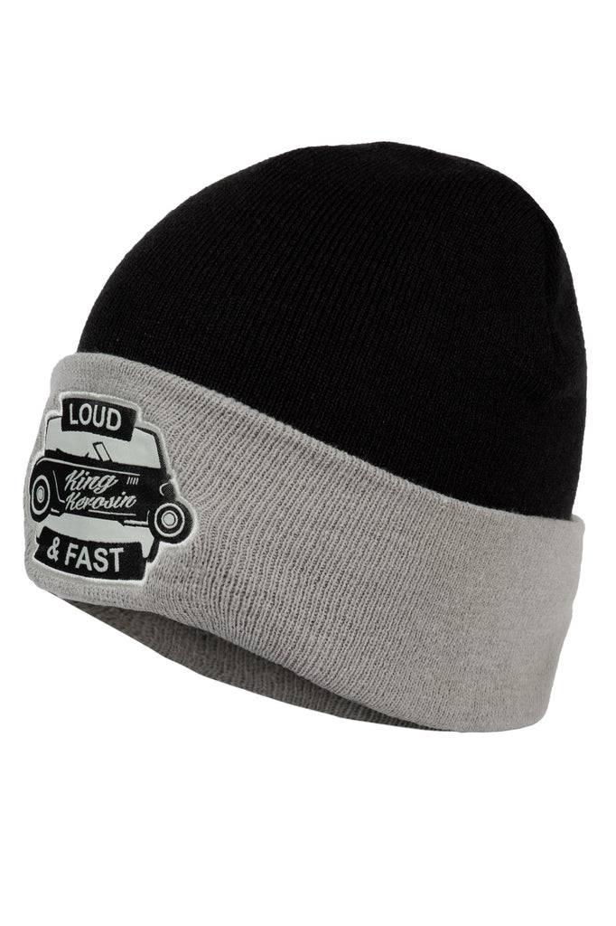 Queen Kerosin Strickmütze «Loud & Fast» Outlet