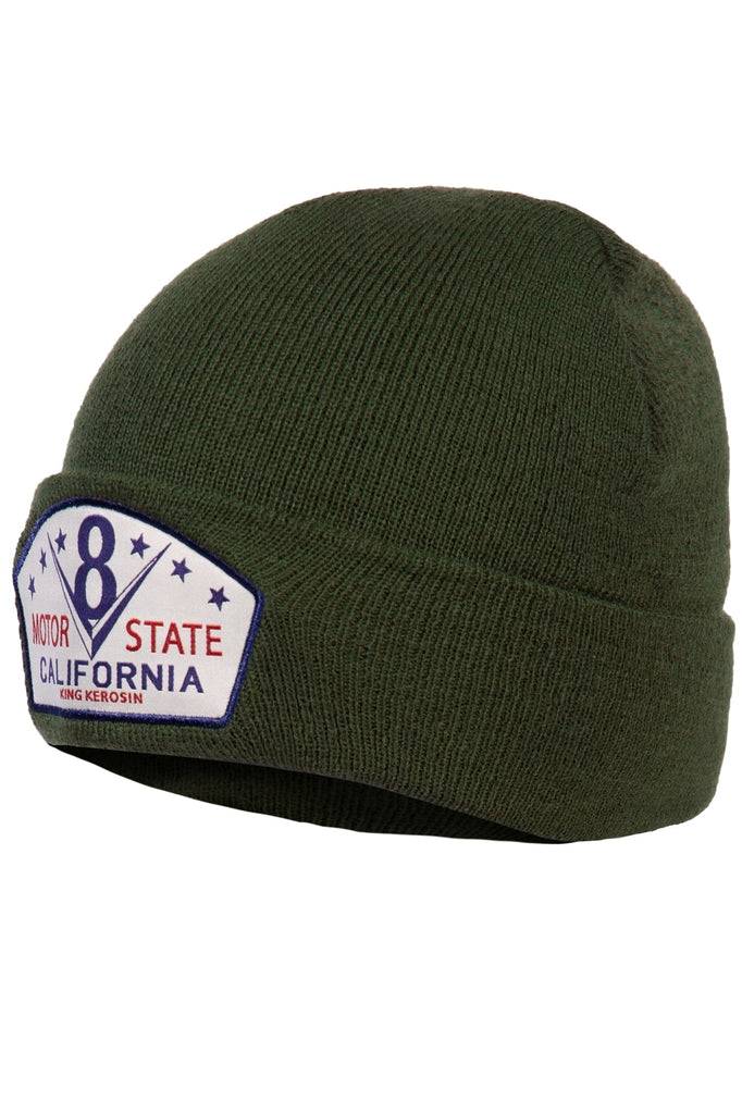 Queen Kerosin Strickmütze «Motor State California» Verkauf