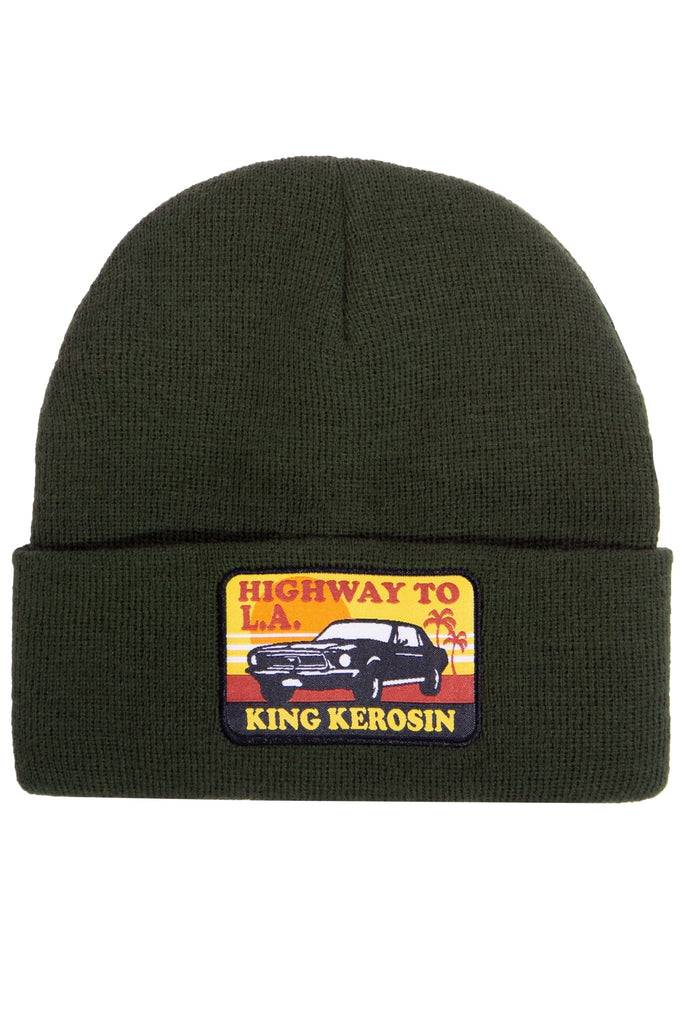 Queen Kerosin Strickmütze «Highway to LA» Angebote