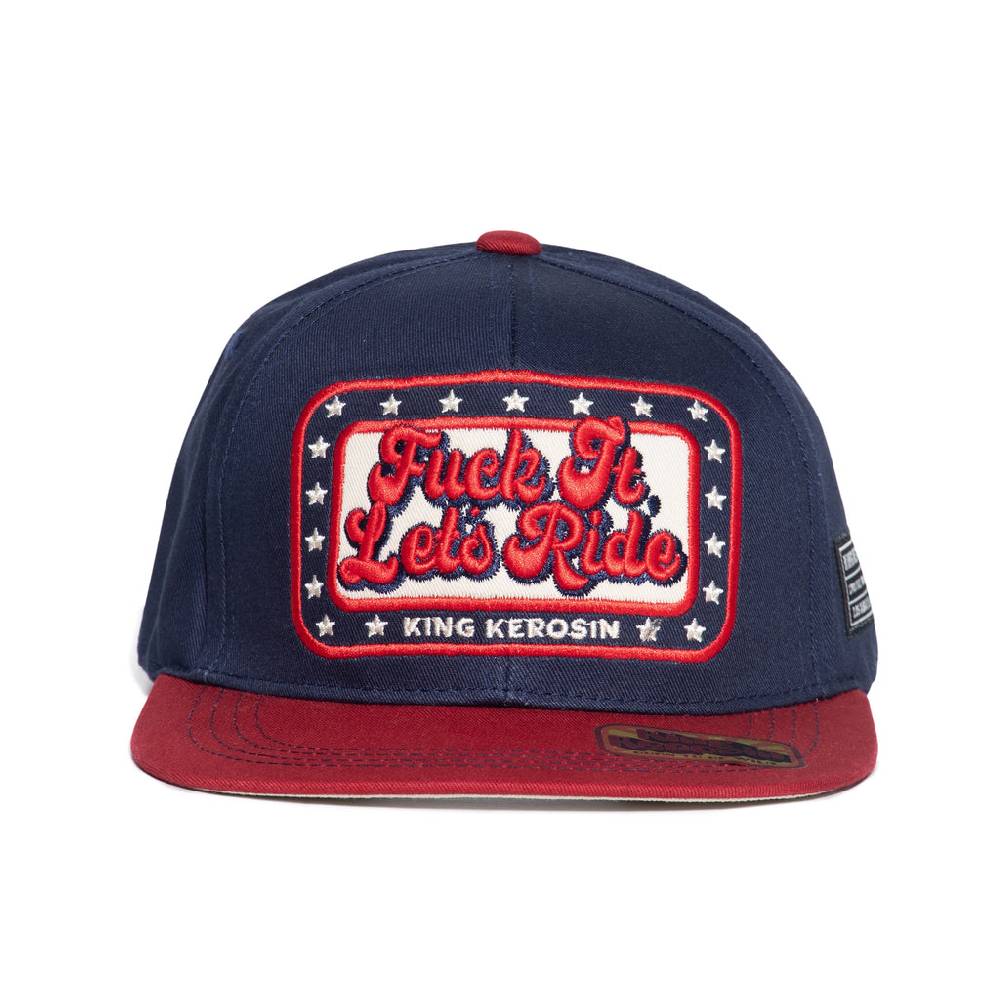 Queen Kerosin Snapback Cap «Fuck It - Lets Ride» Günstiger Verkauf