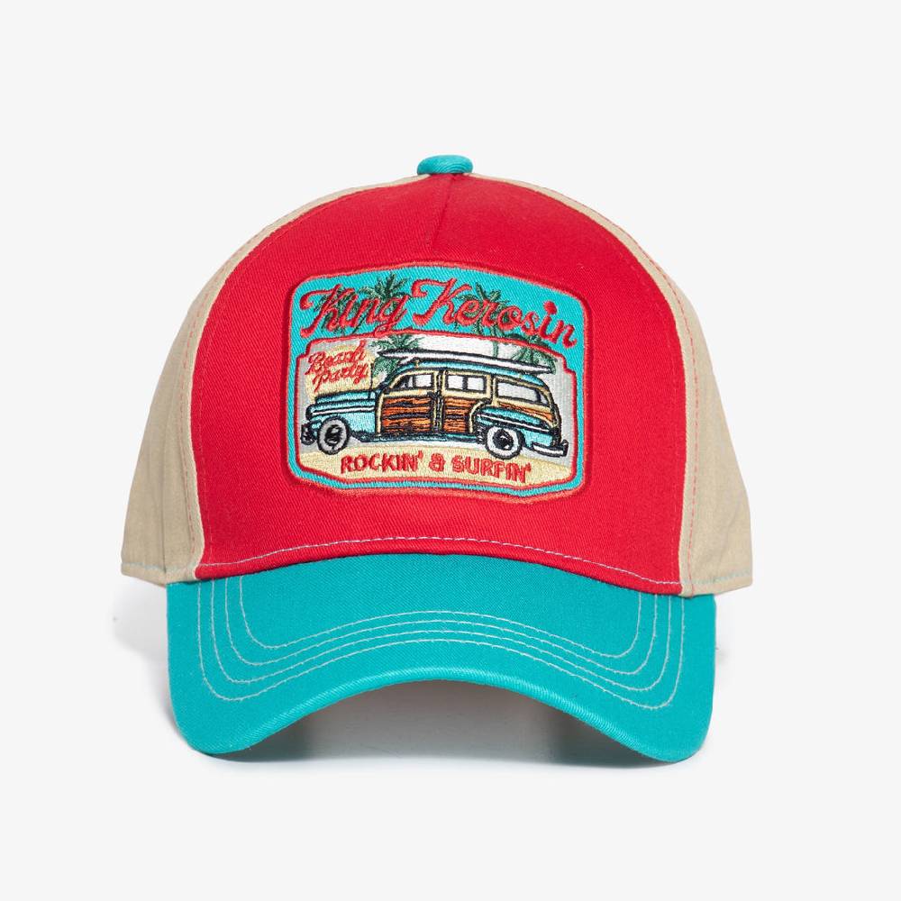 Queen Kerosin Baseball Cap «Rockin & Surfin» Blitzverkäufe