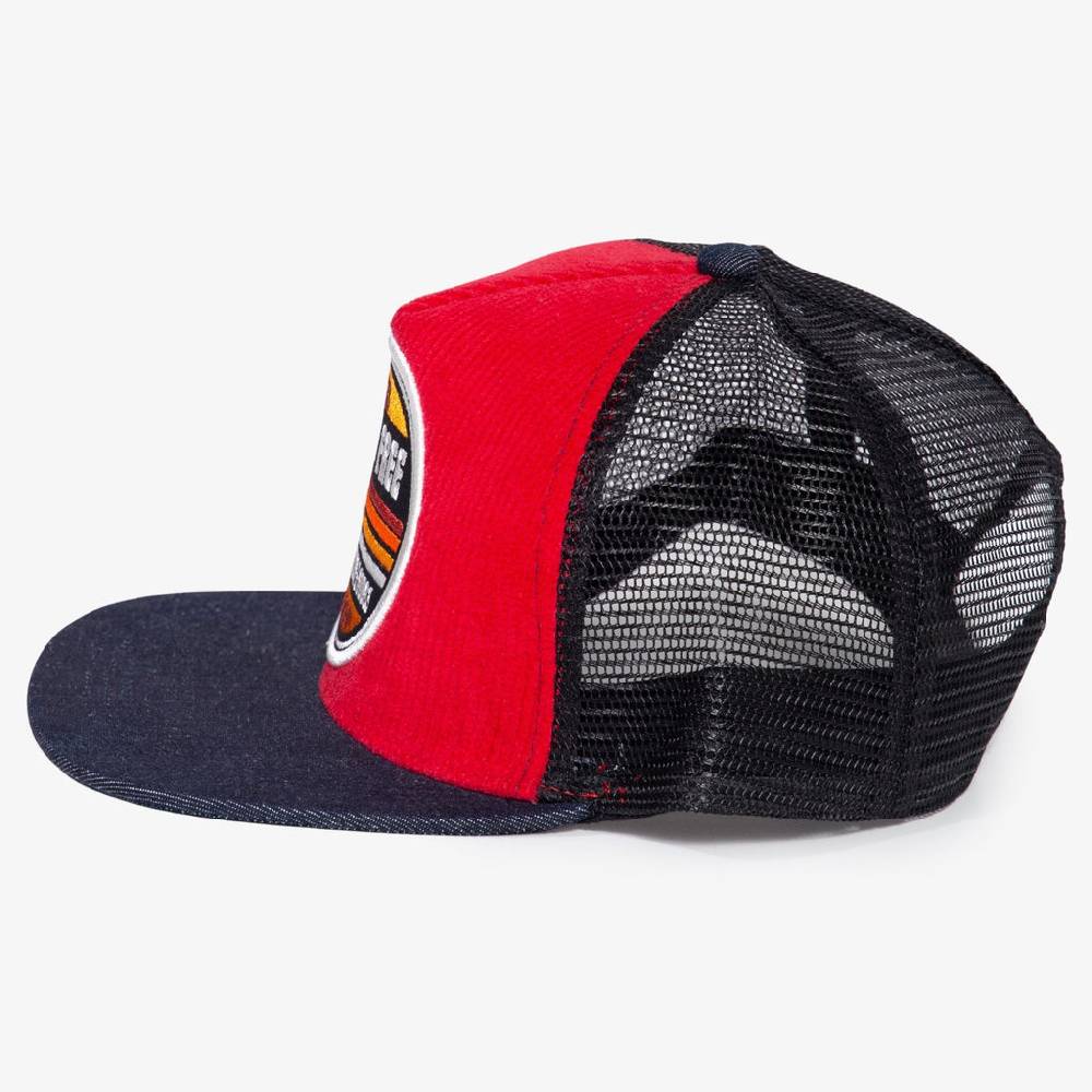 Queen Kerosin Snapback Mesh Cap «Ride Free» Begrenztes Angebot