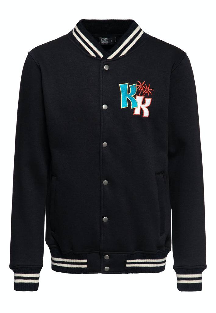 Queen Kerosin College Sweatjacke «Tiki Surfers» Online Outlet