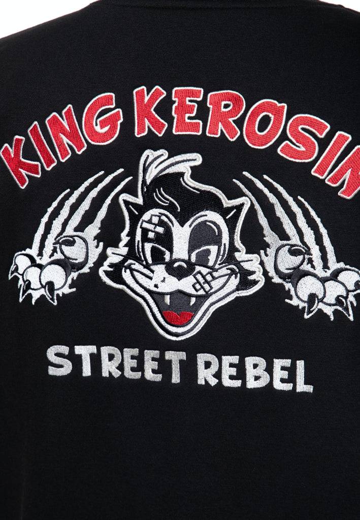 Queen Kerosin College Sweatjacke «Street Rebel» Exklusive Angebote
