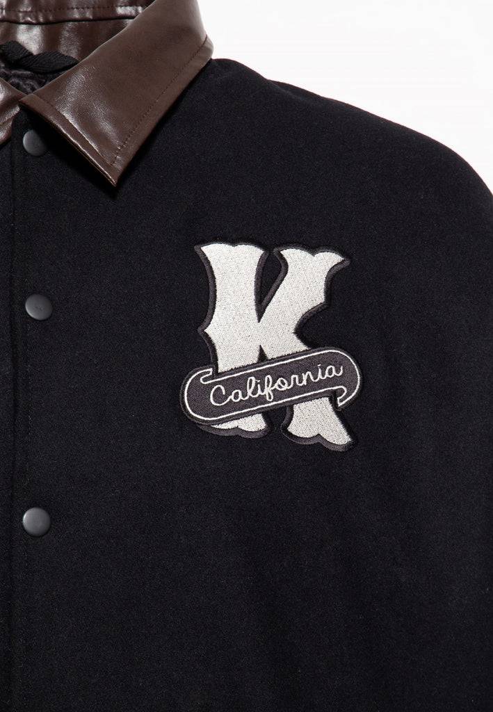 Queen Kerosin College Leder Jacke «Pharaos» Große Rabatte