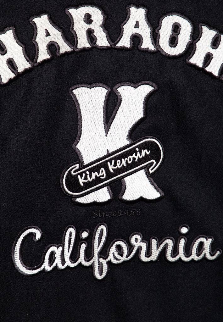 Queen Kerosin College Leder Jacke «Pharaos» Große Rabatte
