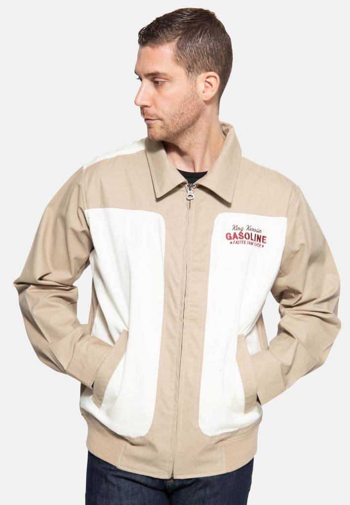 Queen Kerosin Gabardine Jacke «Motorway Oils» Kauf eins, bekomm eins gratis