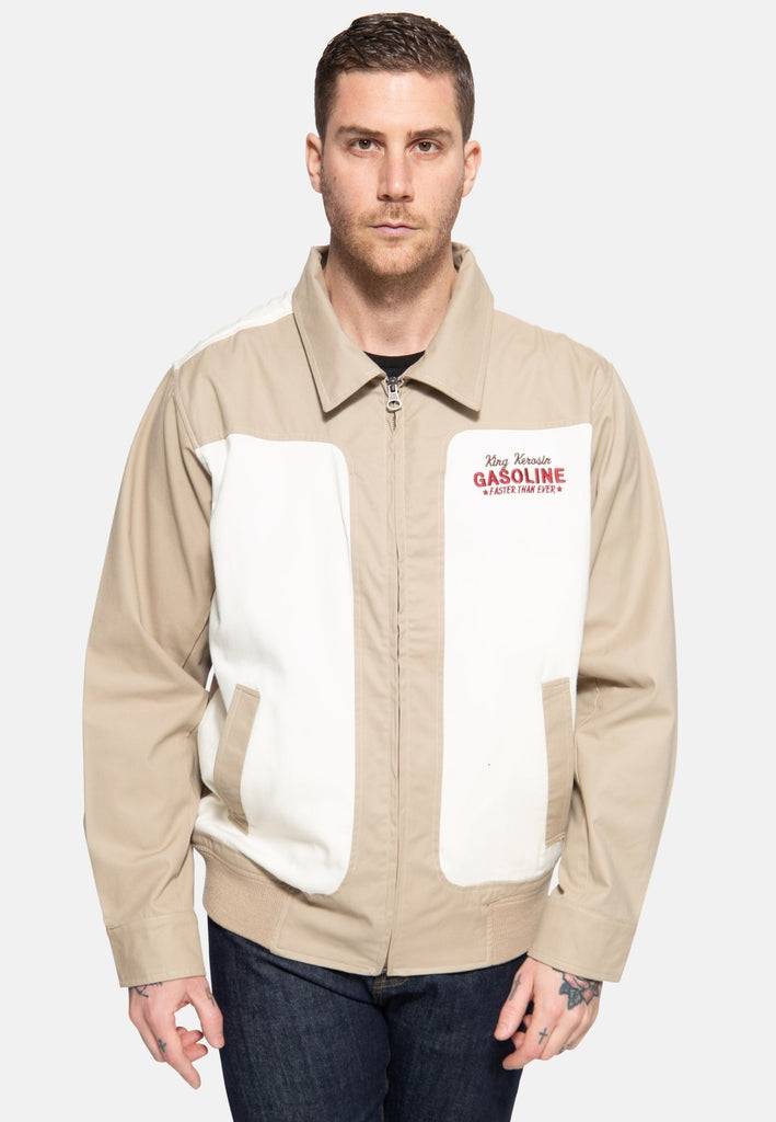 Queen Kerosin Gabardine Jacke «Motorway Oils» Kauf eins, bekomm eins gratis