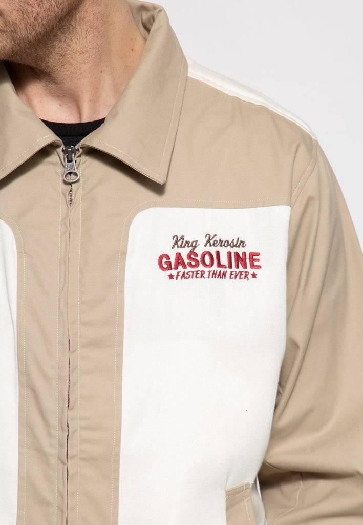 Queen Kerosin Gabardine Jacke «Motorway Oils» Kauf eins, bekomm eins gratis