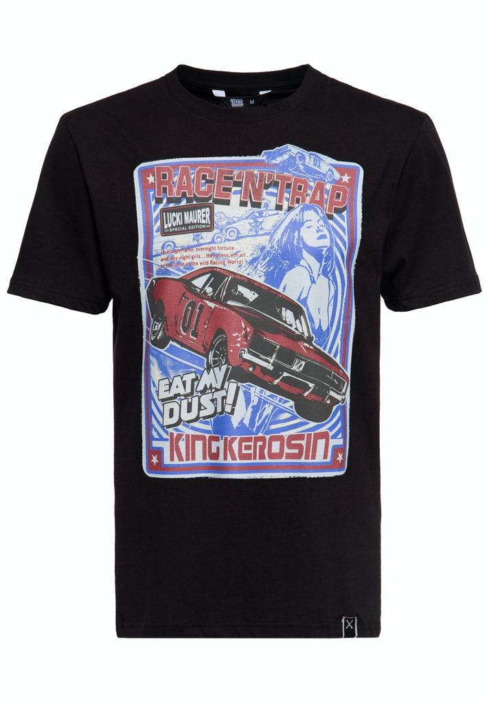 Queen Kerosin T-Shirt Lucki Maurer «Race N Trap» Wochenangebot