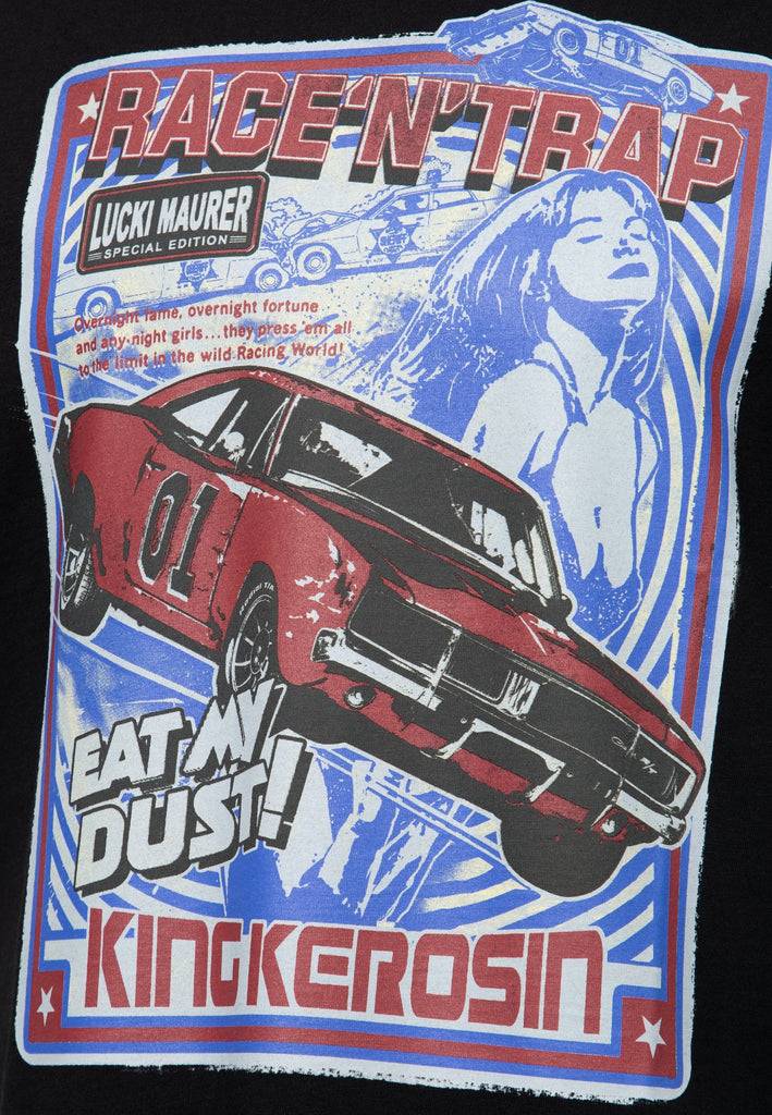 Queen Kerosin T-Shirt Lucki Maurer «Race N Trap» Wochenangebot