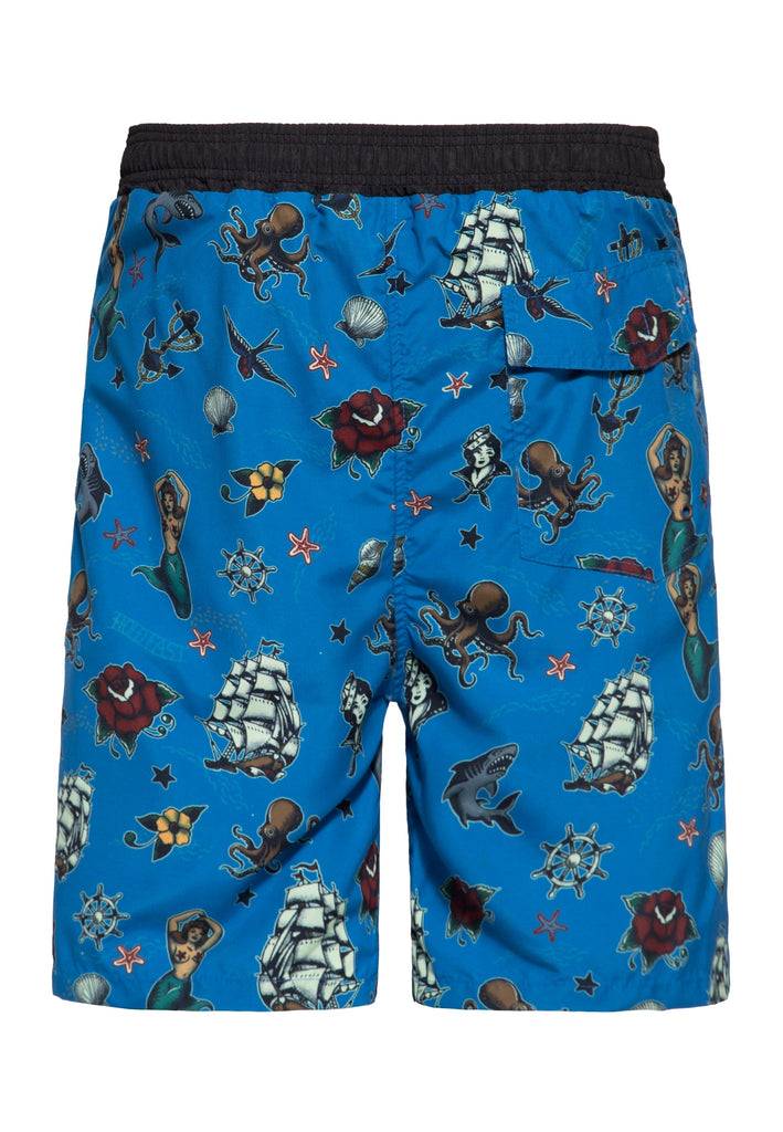 Queen Kerosin Badeshorts «Sailor» Vierteljährliche Förderung